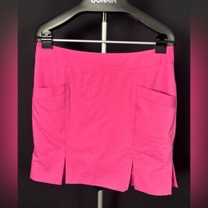 Vibrant Pink Mini Skirt with Pockets